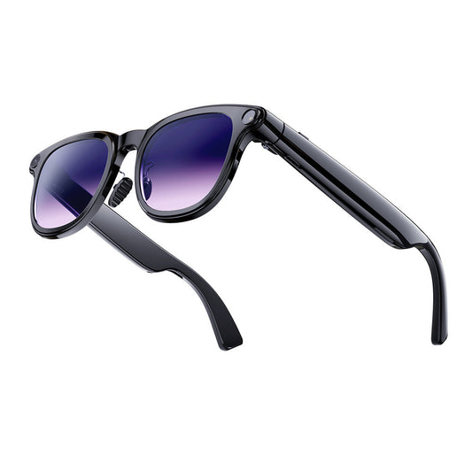 Lunettes connectées AI VISION DLSHADES à verres dégradés violets, vue principale