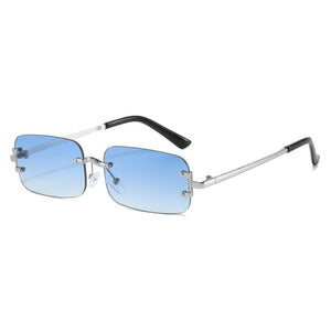 Silver Frame Gradient Blue